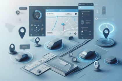 Telematics dashboard showing real‑time fleet data in Cyprus
