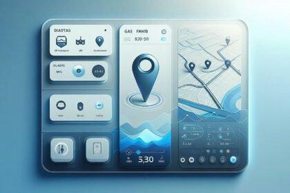 GPS tracking dashboard showing business fleet locations in Cyprus