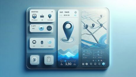 GPS tracking dashboard showing business fleet locations in Cyprus