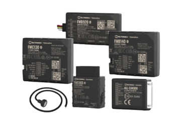 Teltonika GPS tracker devices used by Intellsys Ltd for fleet management in Cyprus