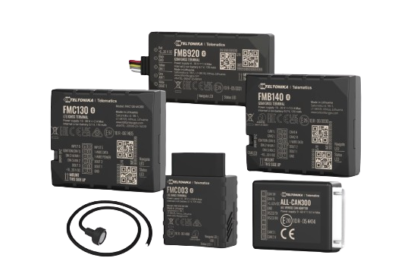 Teltonika GPS tracker devices used by Intellsys Ltd for fleet management in Cyprus